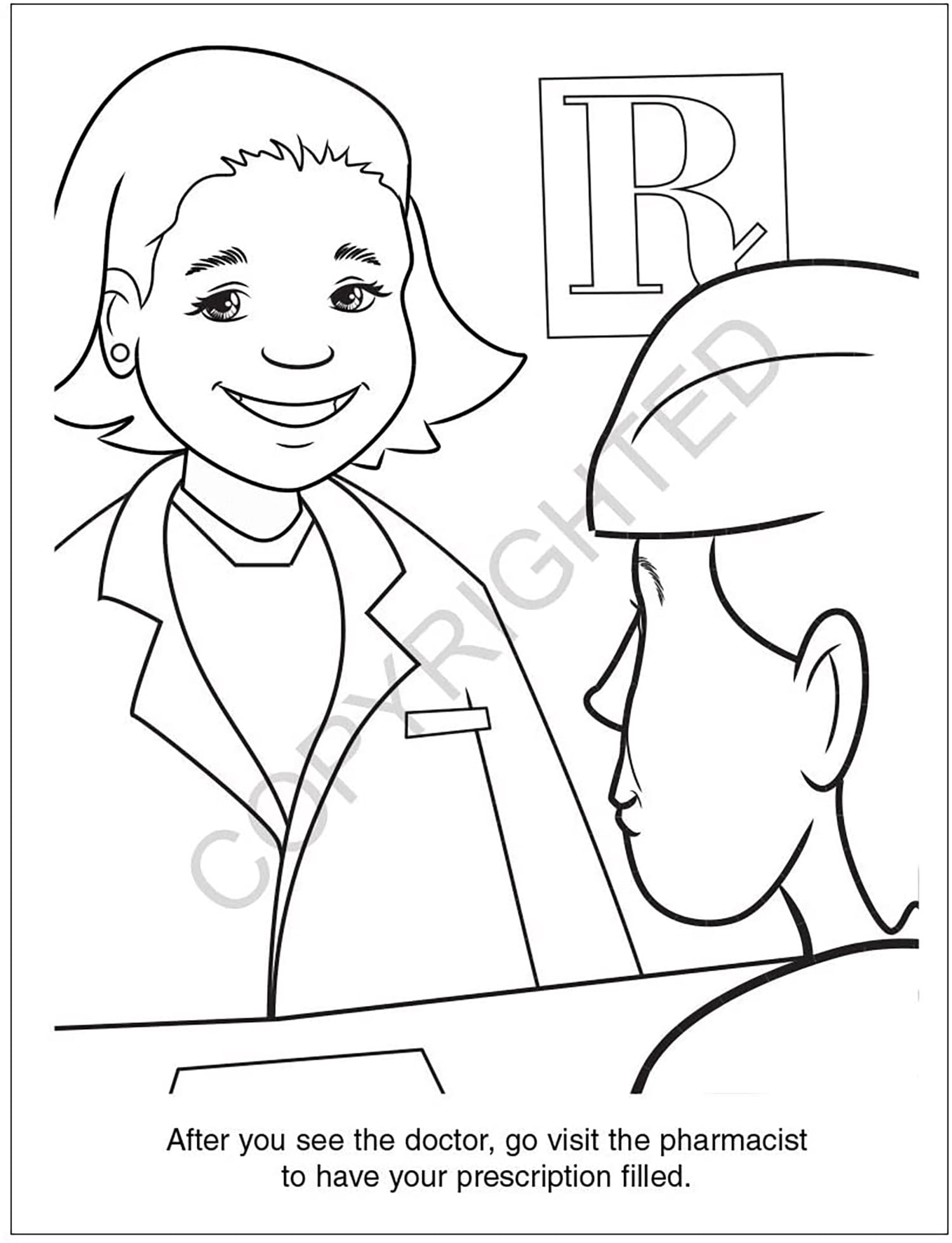 ZoCo: 25 Pack - A Trip to The Pharmacy Kid's Educational Coloring & Activity Books