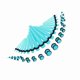 thumbnail image 1 of Kit De Estiramiento De Orejas, Expansor Cónico De Tapón De Oído Acrílico De 36 Piezas, Kit De Estiramiento De Junta Tórica, Azul Transparente, 1 of 7