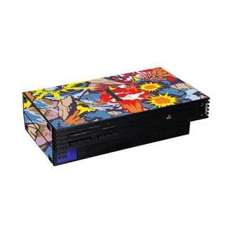 Playstation PS2 Fat Black Skulls Red Console Skin - Walmart.com