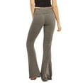 thumbnail image 4 of Women's Boot Cut Flare Yoga Pants Wide Waistband Comfortable Stretch Cotton, 4 of 4
