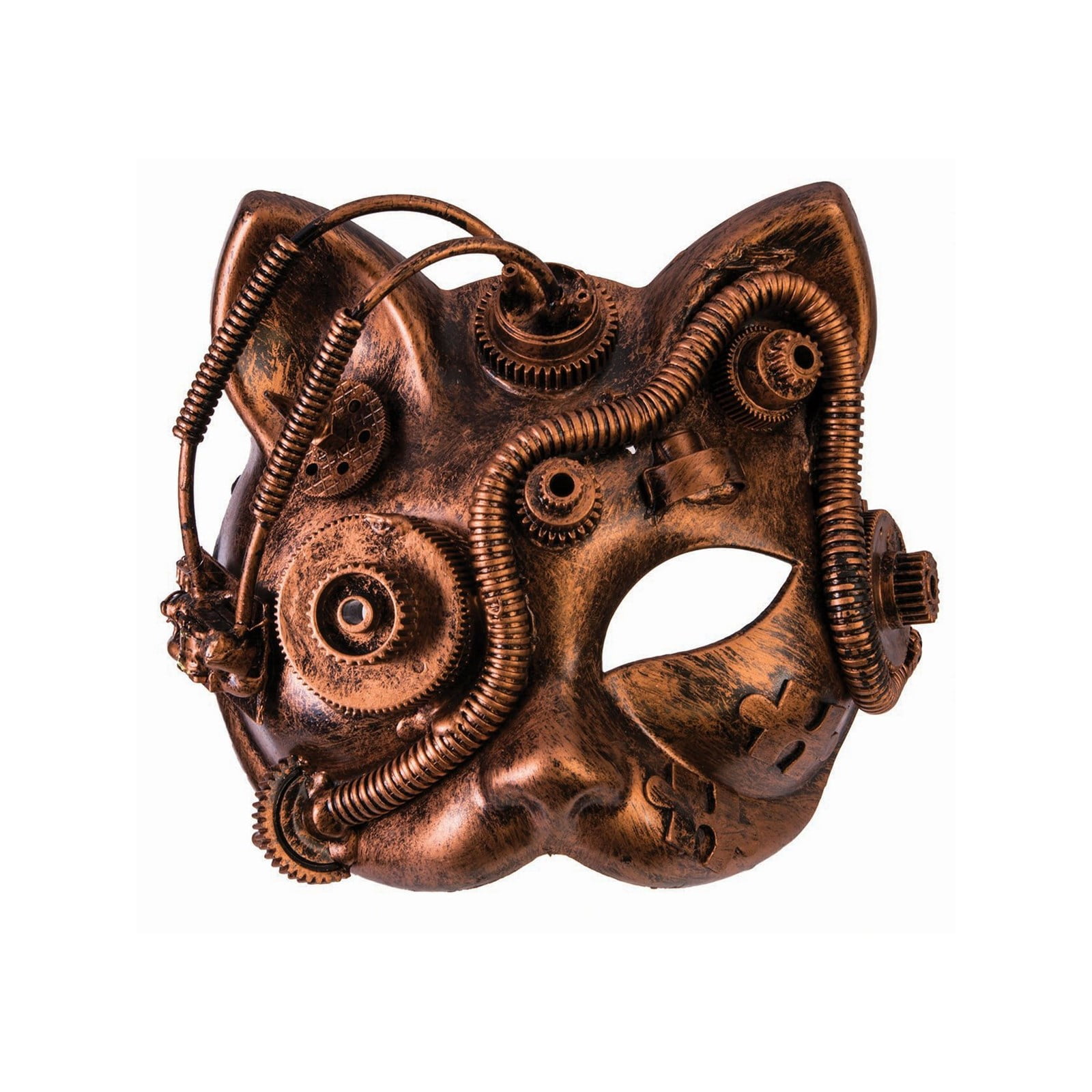 Halloween Steampunk Masks Cat with Tubes