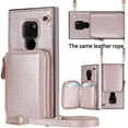 thumbnail image 5 of Funda tipo cartera para Huawei Mate 20 con tarjetero y correa para el hombro para mujer, 5 of 5