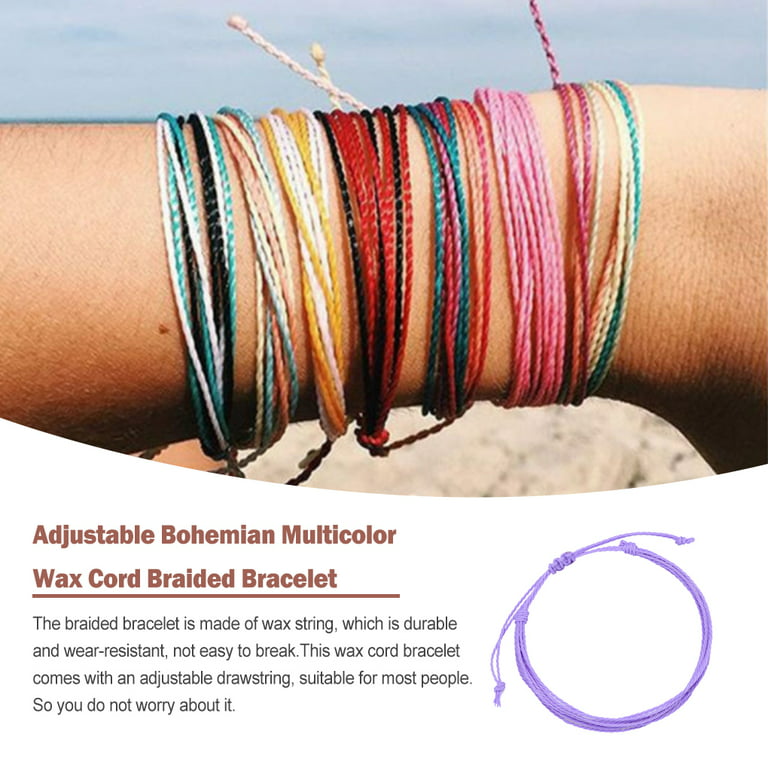 How to Make a Wax Cord Bracelet (A Pura Vida Inspired DIY)