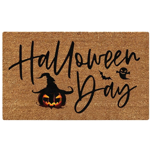 1 PCS Halloween Doormat Blanket Welcome Home Front Door Decorations Halloween Decor