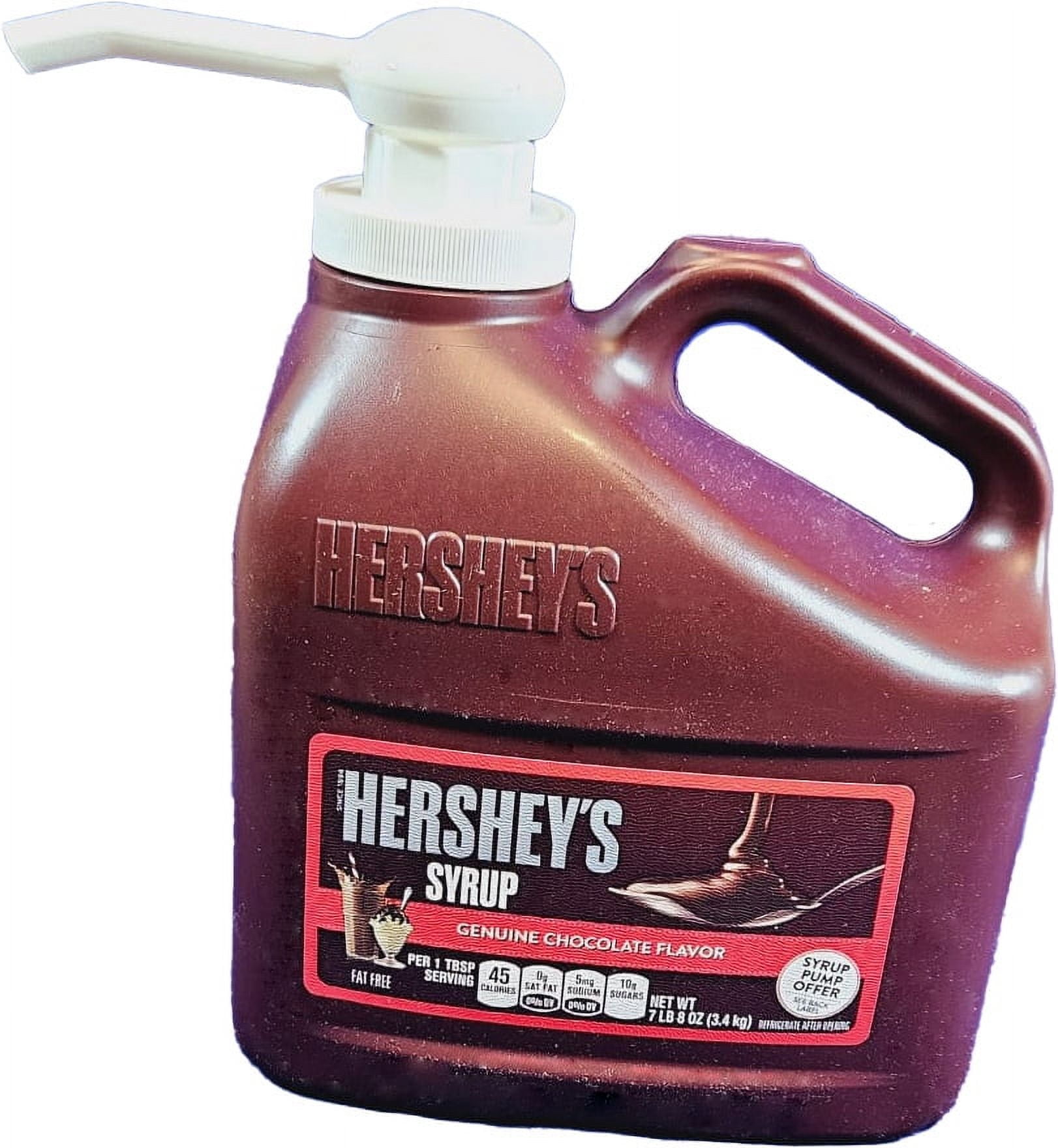 Pump for HERSHEY'S Chocolate Syrup Bulk Jug, 7 lb 8 oz