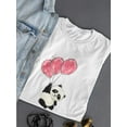 thumbnail image 3 of Panda With Balloons T-Shirt Women -SPIdeals Designs, Female 4X-Large, 3 of 4
