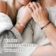 thumbnail image 7 of DESIGNICE 2 Pcs Matching Bracelets for Couples - Stainless Steel Puzzle Heart Set: Long Distance Relationship Gifts for Him and Her, Anniversary Promise, 7 of 7