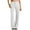 White, variant on Work Pants Women, Audhol Womens Twill Pants Casual High Waisted Chino Pants Button Down Straight Leg Work Trousers with Trousers Pants for Women Black M