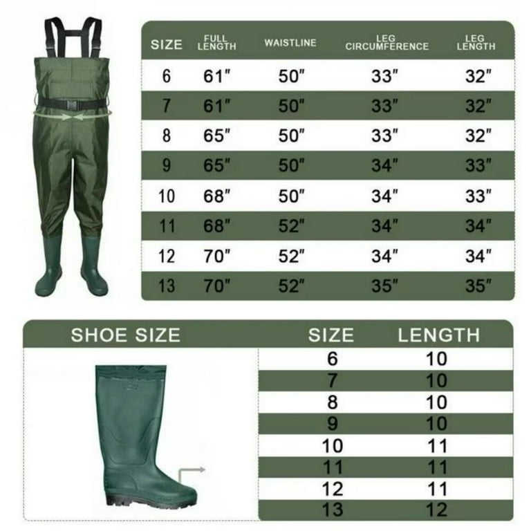 LUVCMFT Chest Waders with Boots, Waterproof Hunting Chest LUVCMFT Chest Waders with Boots, Waterproof Hunting Chest