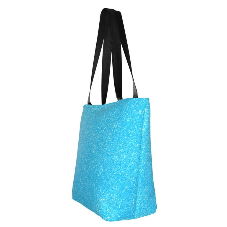 ★LOTSYOU★ lotsyou_Lumpy Bumpy Totebag Sky Blue Lukts Sky Blue Glitter Tote Bag,Shoulder Bag Women'S Hobos