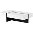 thumbnail image 4 of Modern High Gloss Rectangle - Display Decor & Store Games - Living Room Furniture - Easy Maintenance Surface, 4 of 6