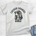 thumbnail image 2 of Cocker Spaniel Dad T-shirt, Unisex Men's Shirt, Cocker Spaniel Owner, Best Dog Dad Gift, Heather Ash, 3X-Large, 2 of 6