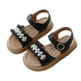 thumbnail image 2 of JTieacloth Summer Pearl Water Sandals For Girls Cute Soft Bottom For Children And Babies Sandals Summer Dresses Shoes,Sizes 22 Little Kid(1.5-2 Years), 2 of 7
