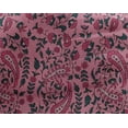 thumbnail image 4 of oneOone Georgette Viscose Fabric Leaves|Floral & Paisley Block Print Fabric BTY 42 Inch Wide, 4 of 4