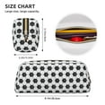 thumbnail image 3 of Uemuo Soccer Printed Leather Pencil Case, Pencil Pouch, Portable Pencil Bag, Pen Case for& Office, 3 of 7