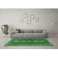 thumbnail image 3 of Ahgly Company Indoor Rectangle Persian Emerald Green Traditional Area Rugs, 6' x 9', 3 of 4