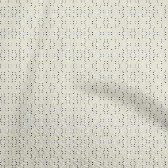 oneOone Cotton Jersey Dark Blue Fabric Asian Floral Block Quilting Supplies Print Sewing Fabric By The Yard 58 Inch Wide