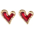 thumbnail image 2 of TIMIFIS Boucles d'Oreilles Studs Véritable Or Aiguille Électroplaquée Personnalisées Nouvel An Boucles d'Oreilles Amour Rouges Mode Boucles d'Oreilles Haut de Gamme Douces Nouvelles Boucles d'Oreilles pour Femmes (1 Paire) Cadeau de la Saint-Valentin, 2 of 6
