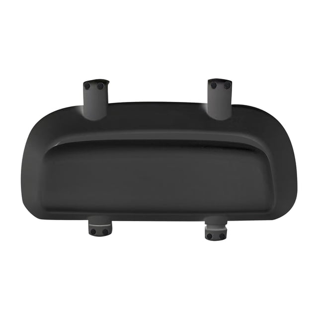 Caja para gafas de sol para visera de coche, estuche para guardar gafas de sol, práctico estuche rígido con clip Negro