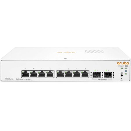 UPC: 0190017355023 | Aruba Instant On 1930 8-Port Gb Ethernet 8 x GE  2X 1G SFP  L2+ Smart Switch US Cord (JL680A#ABA)