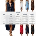 thumbnail image 3 of Guieoi Summer Dresses for Women under $10 Plus Size V-Neck Solid-Color Casual Sleeveless Long Dress with Pockets Blue S, 3 of 7