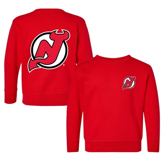 Toddler Chad & Jake Red New Jersey Devils Pullover Sweatshirt