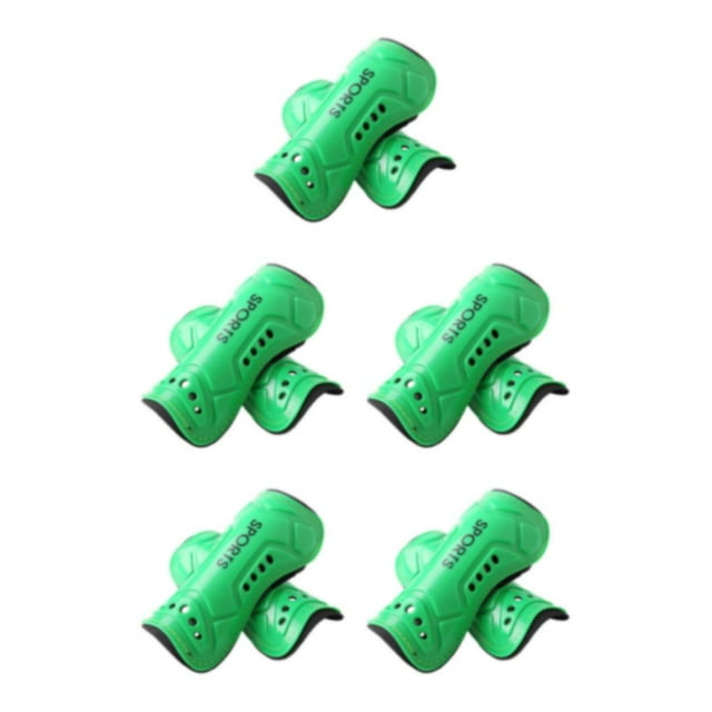 relayinert EVA Adjustable Calf Protector For Soccer Training Lightweight Protective Adult Knee Support teen green 5Set