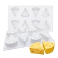 thumbnail image 1 of Cheese-Shaped Silicone Cake Mold - Chocolate Dessert Pastry Mousse Bread Baking Tool, 1 of 8