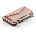 thumbnail image 6 of for iPhone 14 Wallet case,iPhone 14 Phone case with Zipper Card Holders for Women Slots Crossbody Flip Folio Book Cover with Credit Card Holder Men case - Rose Gold, 6 of 14