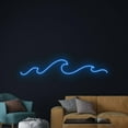 thumbnail image 2 of Handmadetneonsign Wave Neon Sign, Beach LED Neon Art Decor, Wave Beach Holiday Wall Decor, 2 of 5