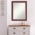 thumbnail image 3 of Amanti Art Rubino Cherry Scoop Beveled Wood Wall Mirror 27 x 21 in., 3 of 5