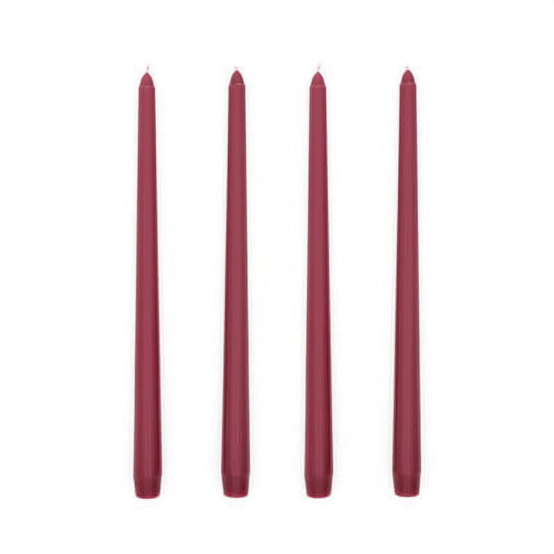 SSENERY 12" Unscented Taper Candles in 35 Colors (4Pack) for Home