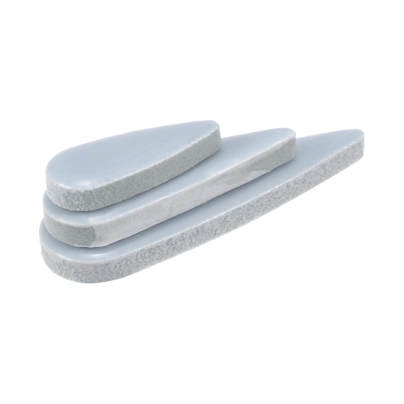 Uxcell 4mm Ceramic Mosaic Tile Teardrop Flower Leaf Tile Mosaic Block for Christmas Birthdays 1 Pack Grey Blue