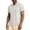 Mens Shirts White, variant on Men's Crochet Stitch Casual Business T-Shirt Button Down Short Sleeve Work Golf Tops Father's Gift M-4XL