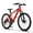 Red, variant on Ecarpat 24 inch Mountain Bike 21 Speed Disc Brake Front Suspension Youth Boys Girls Adult Bike