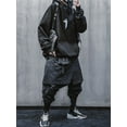 thumbnail image 5 of Niepce Inc Black Streetwear Men's Joggers Pants, 5 of 8