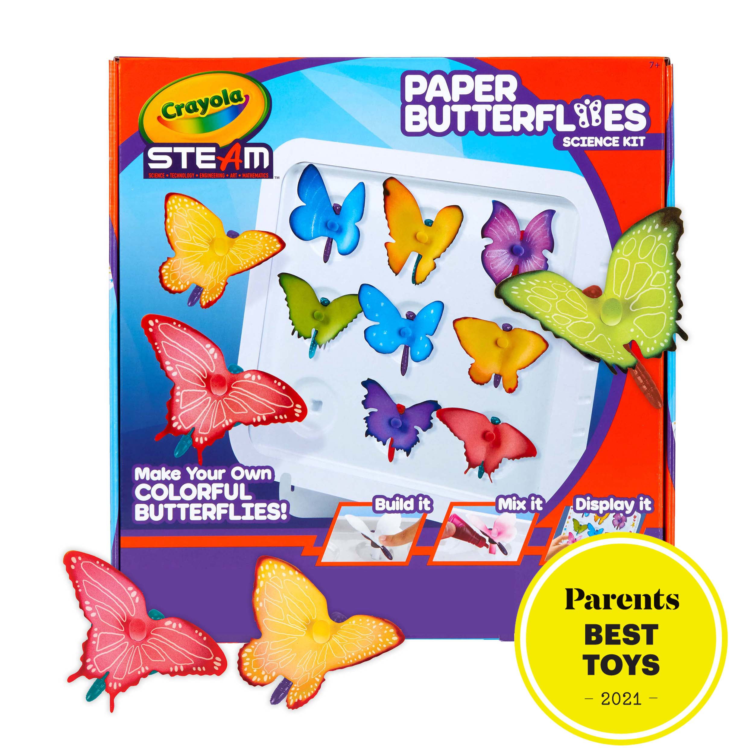 Wooden Electric Butterfly Model Kit Handmade Scientific Experiments Toys 