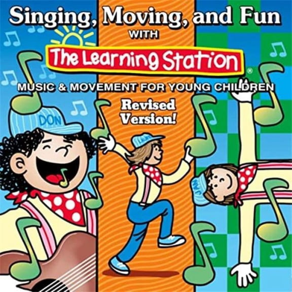 Kimbo Educational KUB1000CD Singing, Moving & Fun Song CD for PK to 2nd Grade