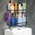 thumbnail image 4 of Drill-free Installation 2 Tier Bathroom Shelf with Sturdy Alloy Steel Shelf, Suitable for Multiple Scenarios in Bathroom, Kitchen, Bedroom, etc., 4 of 7