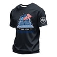 thumbnail image 4 of LWavelet Mens American Flag Shirt 4th of July T-Shirt USA Flag 1776 Patriotic Tee Memorial Day Tops, 4 of 5