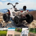 thumbnail image 2 of GloryStar 24V Kids Ride On ATV Car, Two Seater Electric Four-Wheeled Motorcycle with Powerful Motor, Adjustable High/Low Speed, Music, LED Lights, Perfect for Boys and Girls, 2 of 8