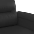 thumbnail image 5 of vidaXL 3 Piece Sofa Set with Pillows Black Faux Leather, 5 of 5
