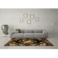 thumbnail image 3 of Ahgly Company Indoor Rectangle Medallion Brown French Area Rugs, 3' x 5', 3 of 4