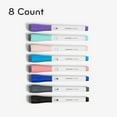 thumbnail image 2 of Fine Tip Dry Erase Markers with Eraser, Low Odor Whiteboard Markers Fine Tip, Assorted Bright Colors, Set of 8, 2 of 7