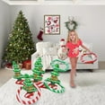 thumbnail image 3 of Eoozwa Inflatable Christmas Tree Collar Game Toy Christmas Inflatable Antlers Throwing Collar Parent Child Interactive Inflatable Decoration Indoor Christmas Decorations, Multicolor, 3 of 6