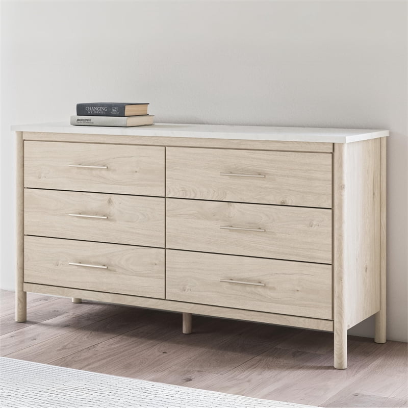 Ashley Furniture Cadmori Brown & White Dresser