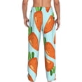 thumbnail image 3 of Daiia Cartoon Carrot Men's Sleep Pant with Pockets and Drawstring,Pajama Pants-XX-Large, 3 of 9