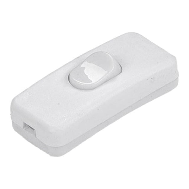 In Line ON/OFF Rocker Light Switch 2A For 2 or 3 Core Cable / 4 Flex X XOD