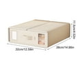 thumbnail image 4 of Sheet Organizer Sheet Organizer And Storage Rack Foldable Sheet Organizer And Blanket Storage Rack Duvet Cover Set Sheet Set Zippered Cloth Closet Sheet Organizer Closet Organizer Clothes Winter Coat, 4 of 4