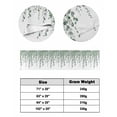 thumbnail image 3 of Bed Runner Scarf Cal King Size, Green Eucalyptus Leaves Stain Bed Runners & Scarves for Foot of Beds, Summer Botanical Weeping Watercolor Decorative Bedding Runner Scarf for Hotel 102 x20 Inch, 3 of 6